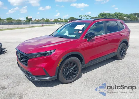 2023 Honda Cr-V Hybrid Sport из США, поврежденный, VIN 7FARS5H54PE006401